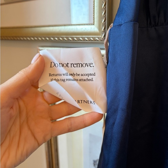 NWT Fame and Partners Trine Dress in Navy 2 - Picture 6 of 7